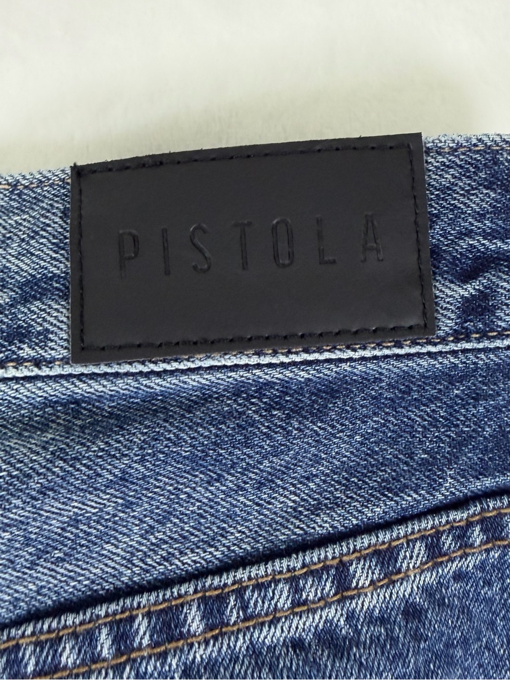 pistola Lexi mid rise bowed straight Jeans - Picture 5 of 8